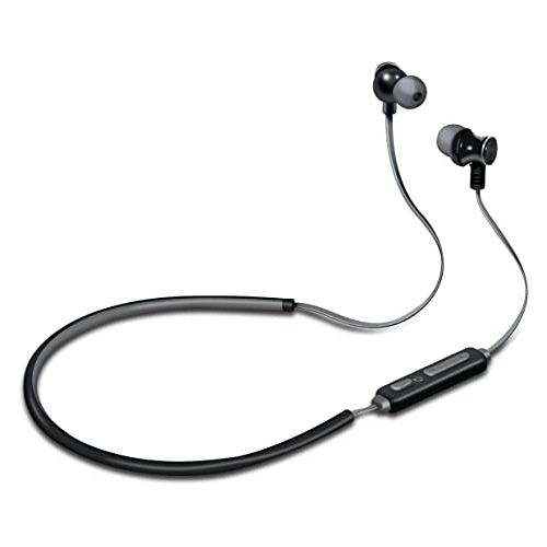 ISOUND<sup>&reg;</sup> Bluetooth<sup>&reg;</sup> Wireless Sport Headset - The in-ear design allows for a secure fit for full uninterrupted audio. Features an in-line microphone that lets you enjoy hands-free calling with easy volume and play/pause controls on the neckband. Lightweight and comfortable for all day use and the magnetic ear buds snap together for convenient storage. Rechargeable battery.